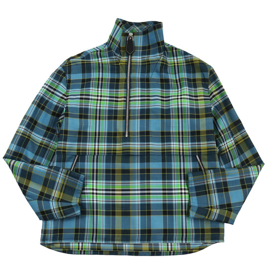 HERMES Blouson Main: 100% polyester, some: 80% nylon, some: 20% polyurethane, some: leather multicolor mens 46 Used Authentic