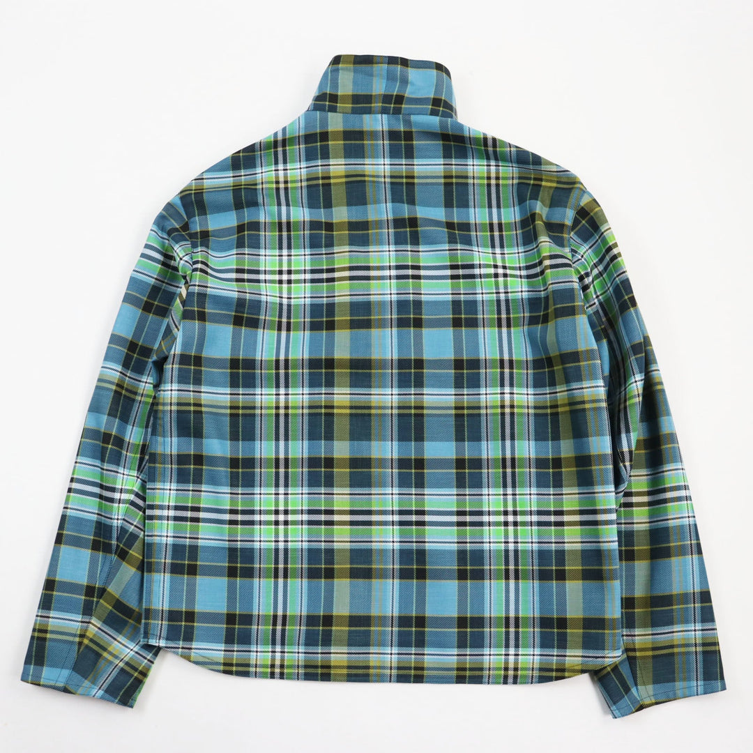 HERMES Blouson Main: 100% polyester, some: 80% nylon, some: 20% polyurethane, some: leather multicolor mens 46 Used Authentic