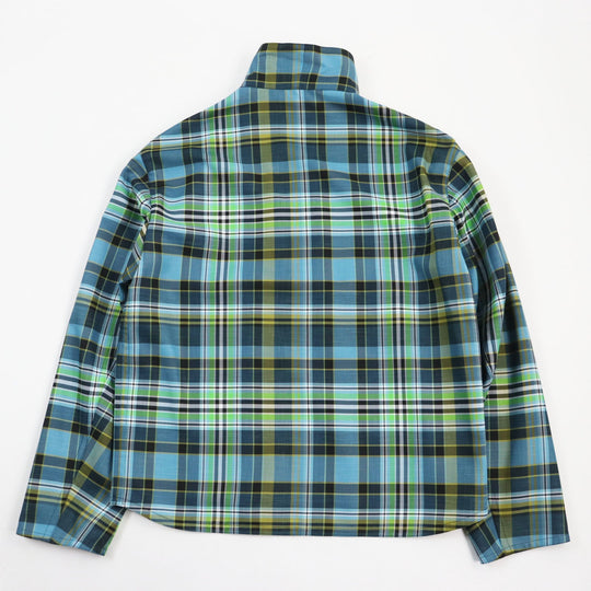 HERMES Blouson Main: 100% polyester, some: 80% nylon, some: 20% polyurethane, some: leather multicolor mens 46 Used Authentic