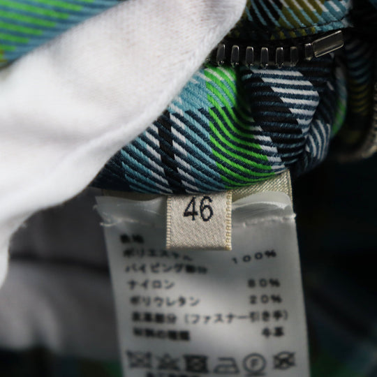 HERMES Blouson Main: 100% polyester, some: 80% nylon, some: 20% polyurethane, some: leather multicolor mens 46 Used Authentic