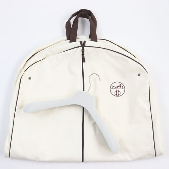 HERMES Blouson Main: 100% polyester, some: 80% nylon, some: 20% polyurethane, some: leather multicolor mens 46 Used Authentic