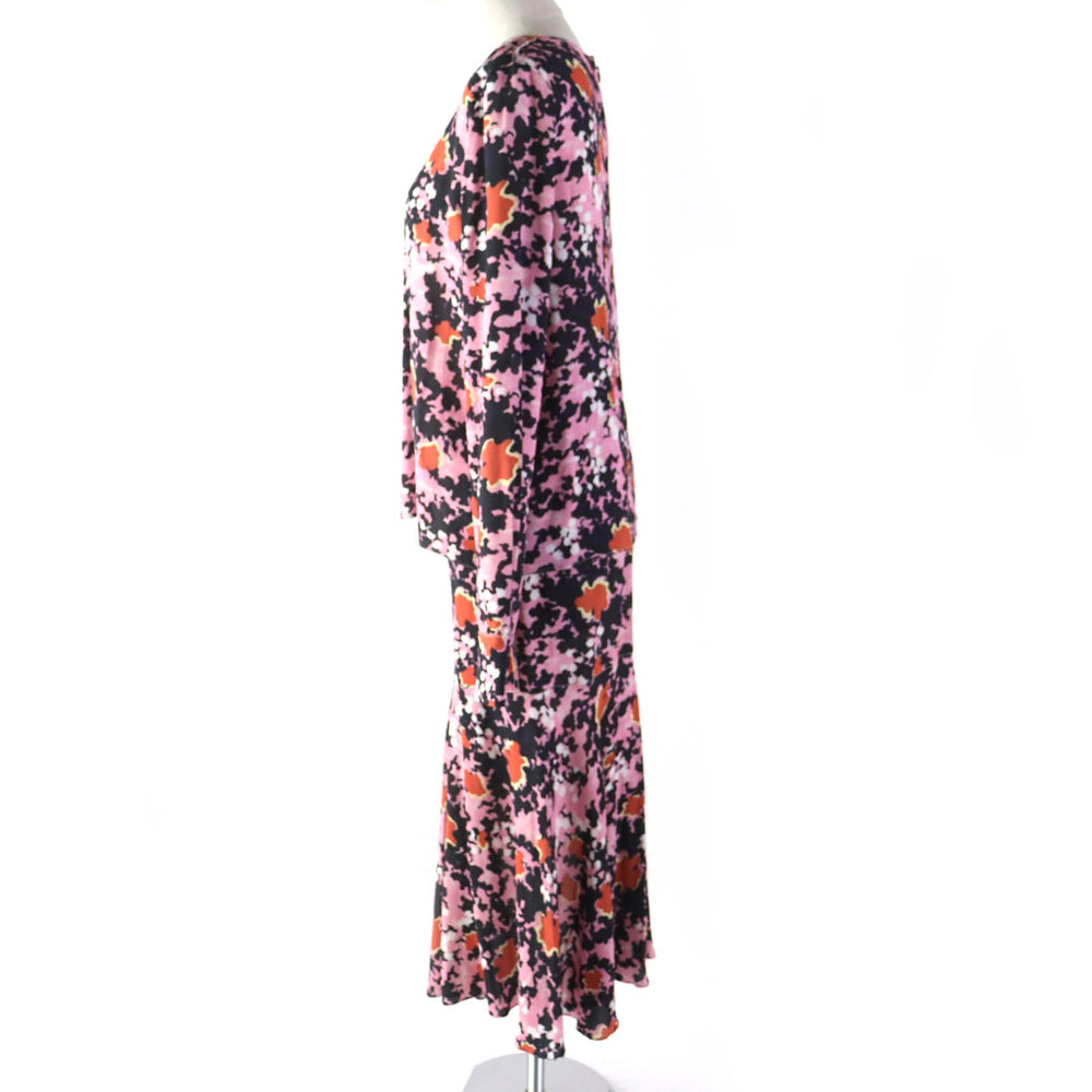 MARNI setup Main: 98% rayon, Main: 2% polyurethane Pink multicolor Women 36 Used Authentic