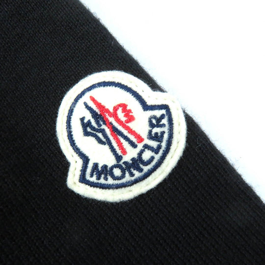 MONCLER Down jacket Main: 100% wool, Filling: 90% down, Filling: 10% feather, Front body (outer material): 100% nylon, Front body (lining): 100% nylon black CARDIGAN Women XS Used Authentic