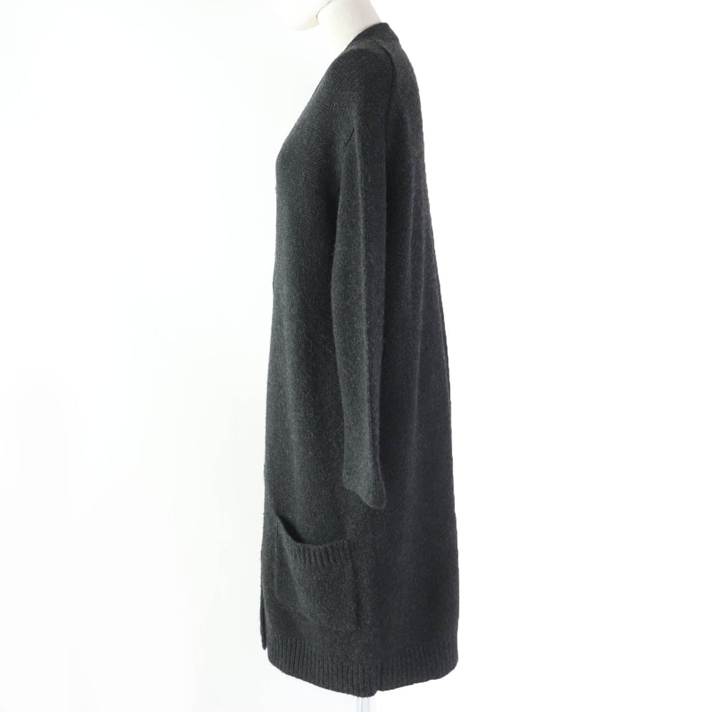 CELINE cardigan 2 5Q46/4206 Main: 100% cashmere Dark gray Women M Used Authentic