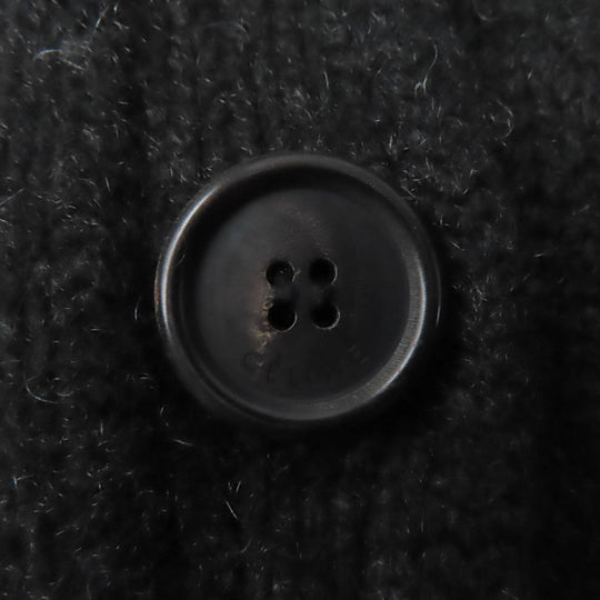 CELINE cardigan 2 5Q46/4206 Main: 100% cashmere Dark gray Women M Used Authentic