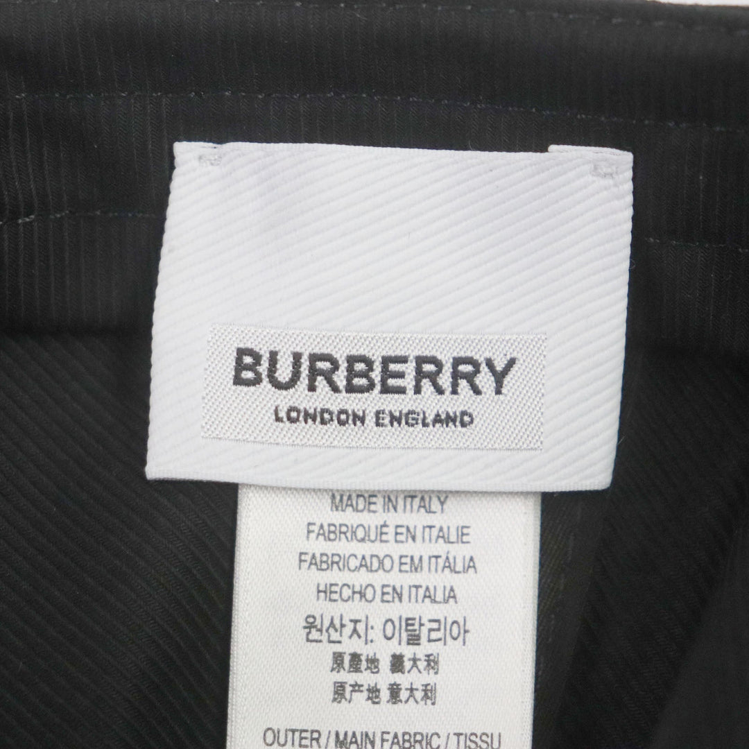 BURBERRY cap 8057625 cotton black mens S Used Authentic