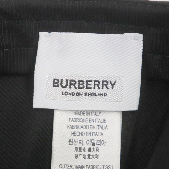 BURBERRY cap 8057625 cotton black mens S Used Authentic