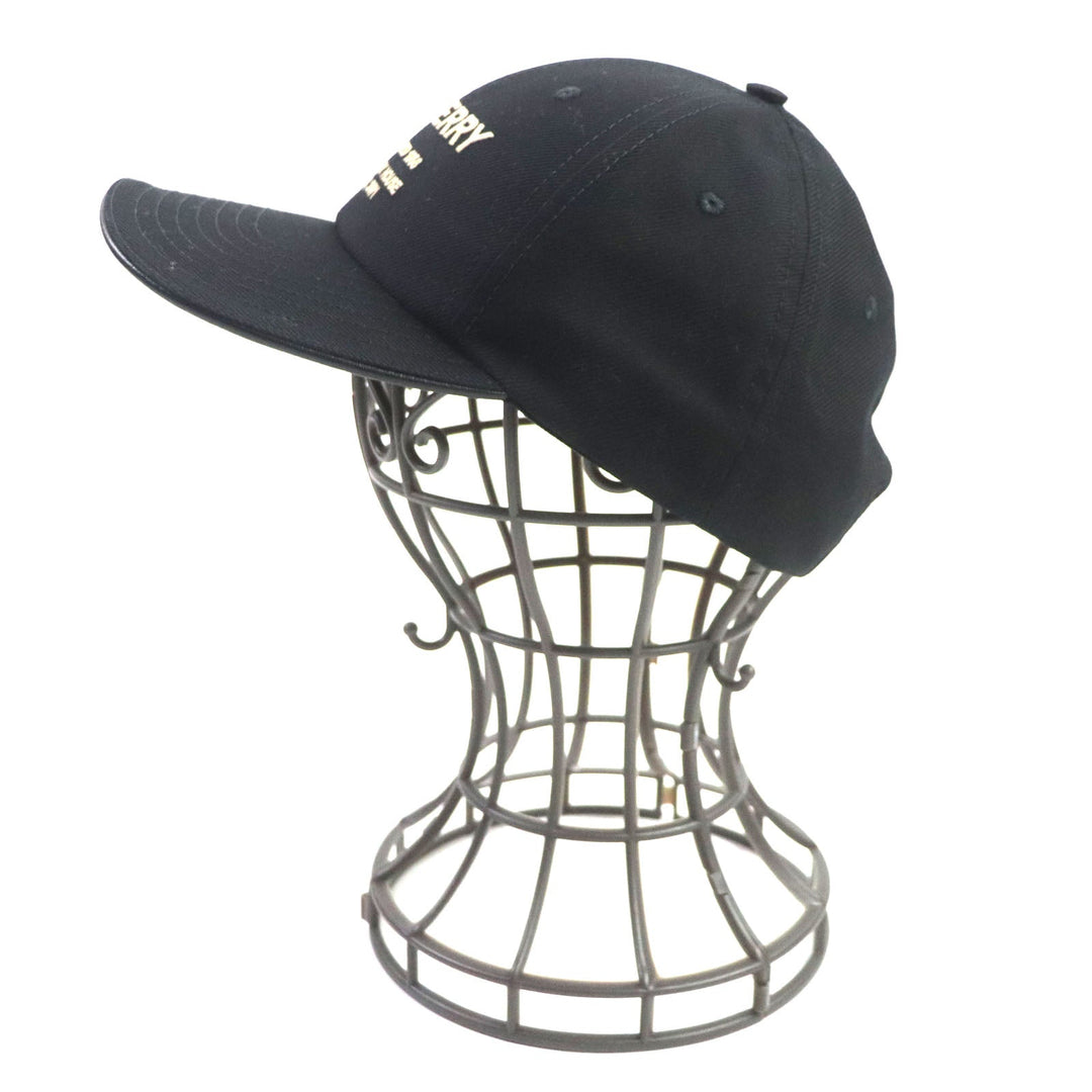 BURBERRY cap 8057625 cotton black mens S Used Authentic