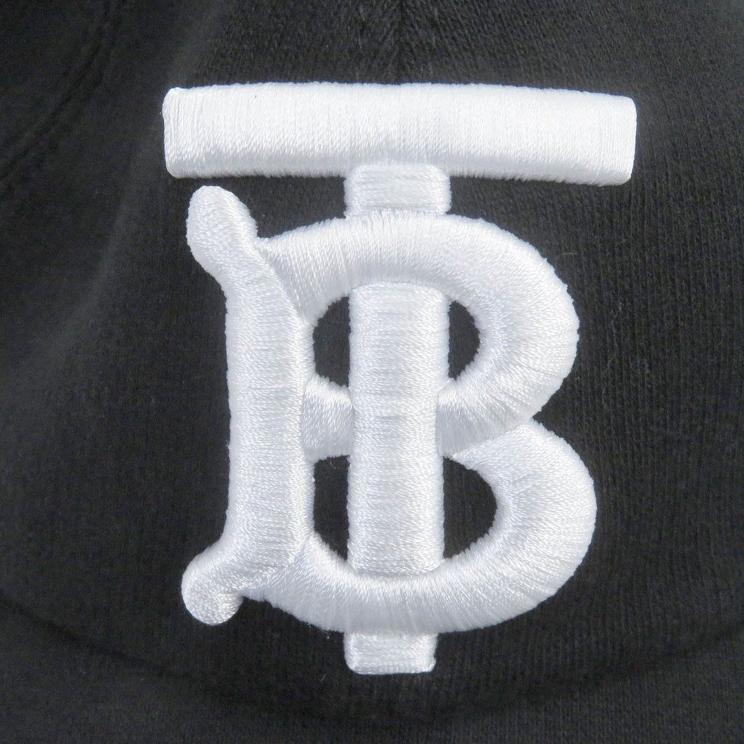 BURBERRY cap 8026899 Main: 100% cotton black mens M Used Authentic