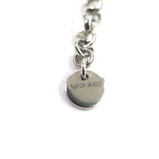 GUCCI Necklace Main�FAG925 Silver Arabesque Interlocking G mens Used Authentic