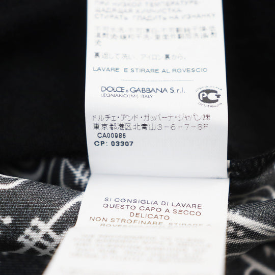 DOLCE&GABBANA knit GQ502K / F78A3 Main: 70% cashmere, Main: 30% silk Black type mens 44 Used Authentic