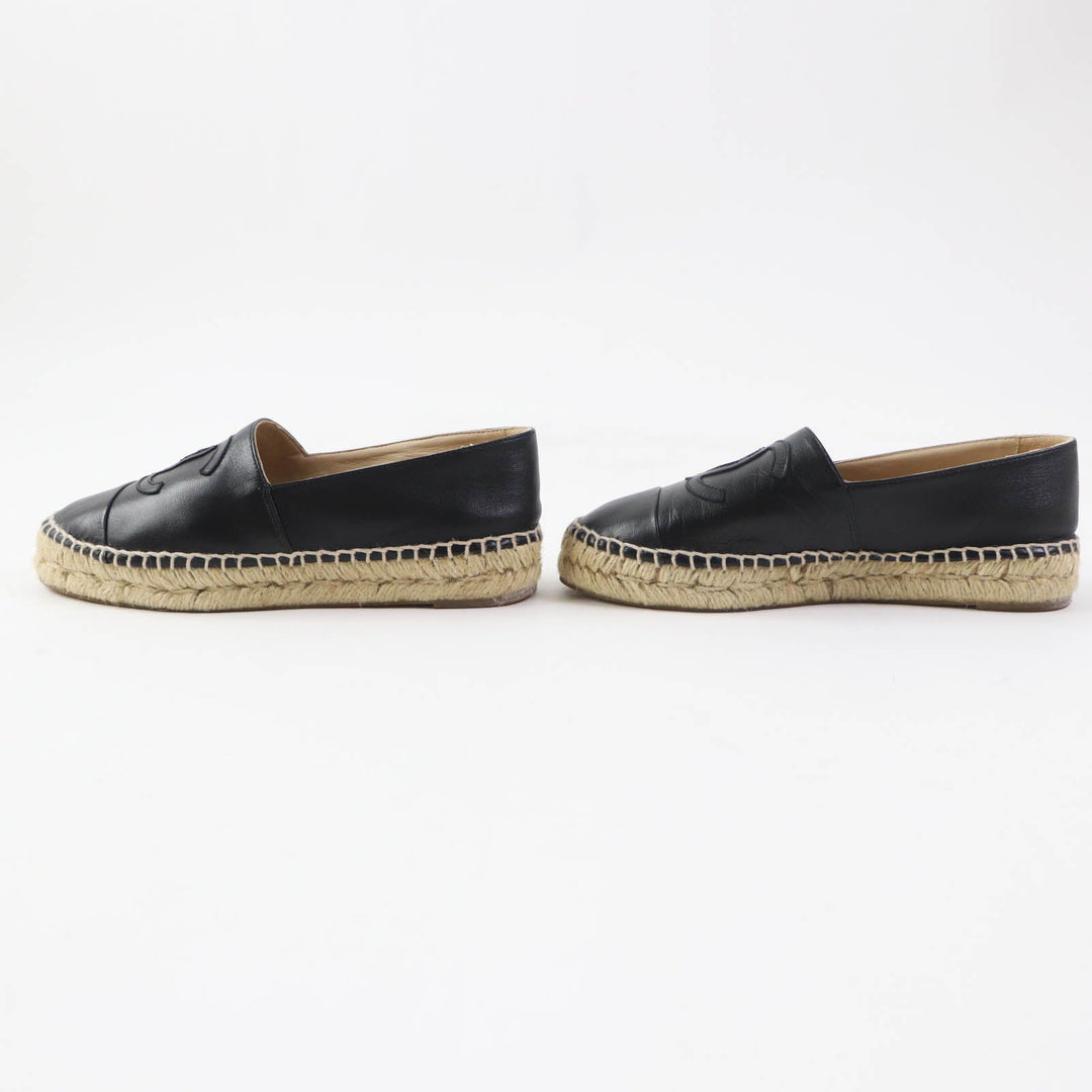 CHANEL Slip-on G29762 Main: Leather black Women 35 Used Authentic