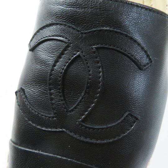 CHANEL Slip-on G29762 Main: Leather black Women 35 Used Authentic