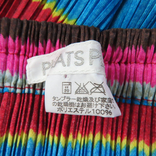 PLEATS PLEASE Long skirt PP14-JG824 Main: 100% polyester multicolor Women 1 Used Authentic