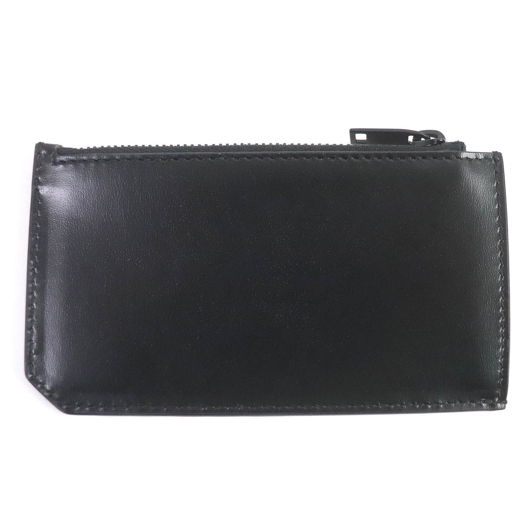 SAINT LAURENT PARIS Coin case 629899 Main: Leather black mens Used Authentic