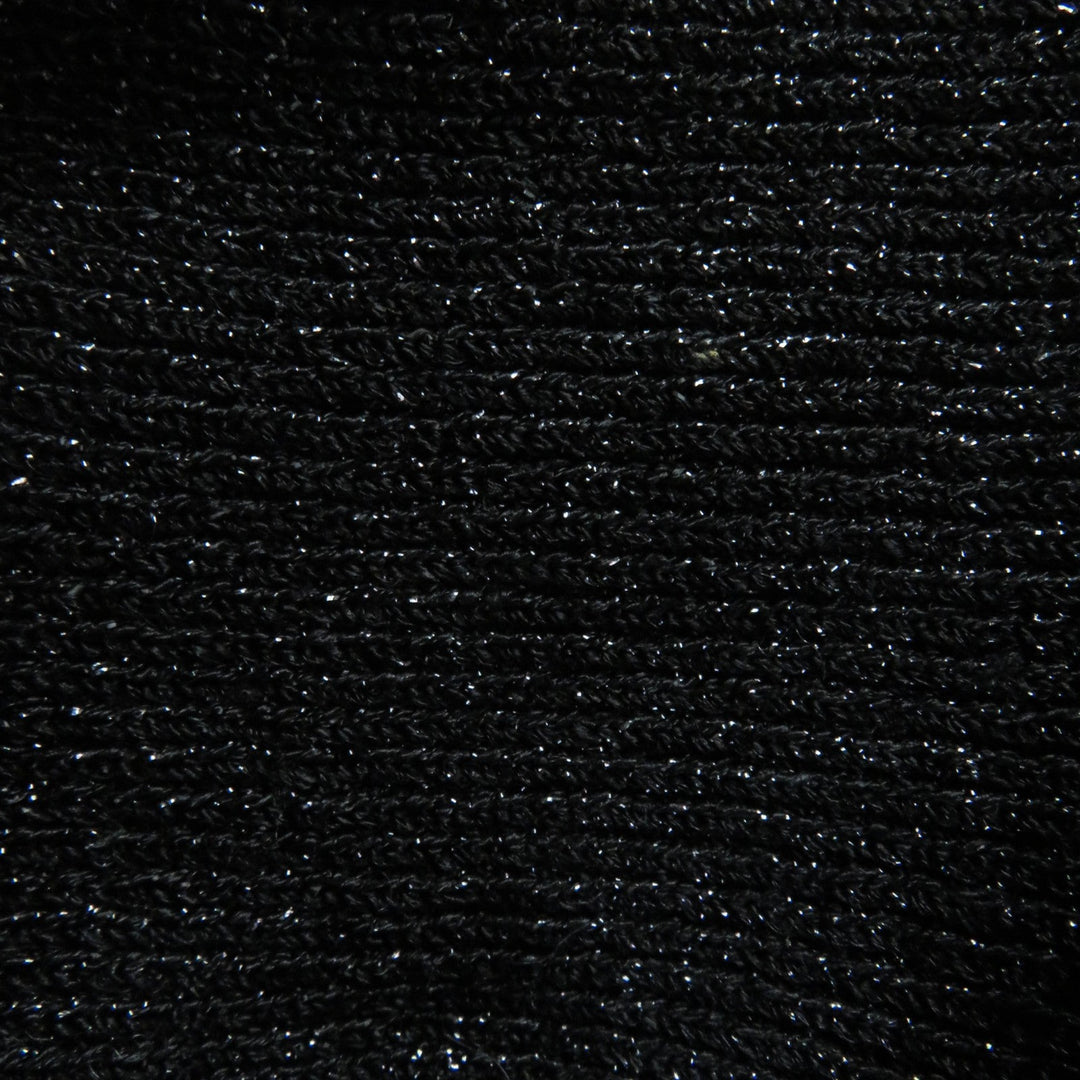 CHANEL skirt 08A P33467 Outer: 57% acetate, 22% nylon, 17% polyester, 4% polyurethane; Lining: 100% nylon Black Silver type Women 36 Used Authentic
