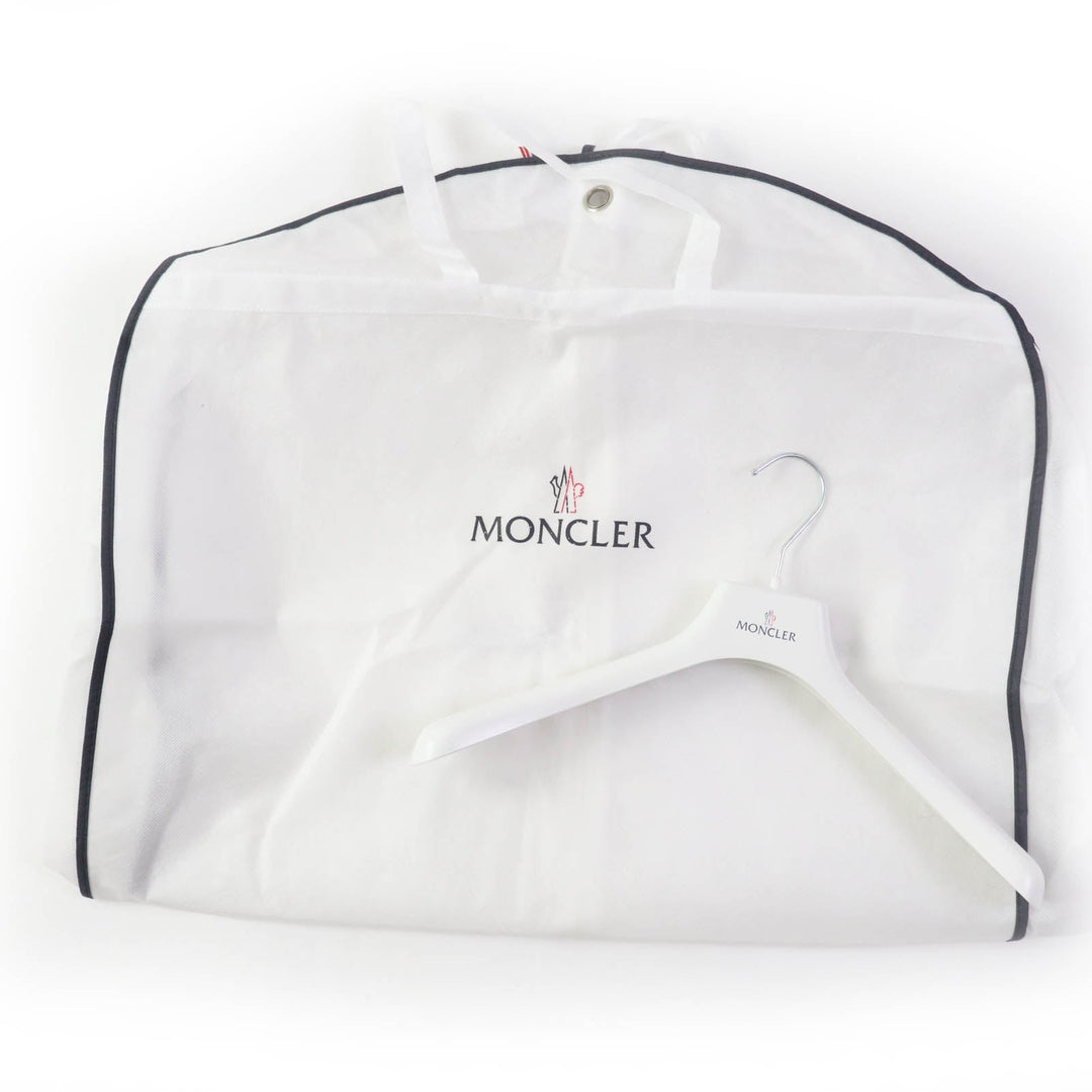 MONCLER down coat Outer: 100% nylon, Lining: 100% nylon, Filling: 90% down, Filling: 10% feather, Hood lining: 100% nylon, Other fabric: 81% nylon, 19% polyurethane, Other fabric: sheep leather Dark khaki TALEVE Talev Women 00 Used Authentic