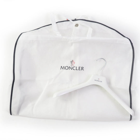 MONCLER down coat Outer: 100% nylon, Lining: 100% nylon, Filling: 90% down, Filling: 10% feather, Hood lining: 100% nylon, Other fabric: 81% nylon, 19% polyurethane, Other fabric: sheep leather Dark khaki TALEVE Talev Women 00 Used Authentic