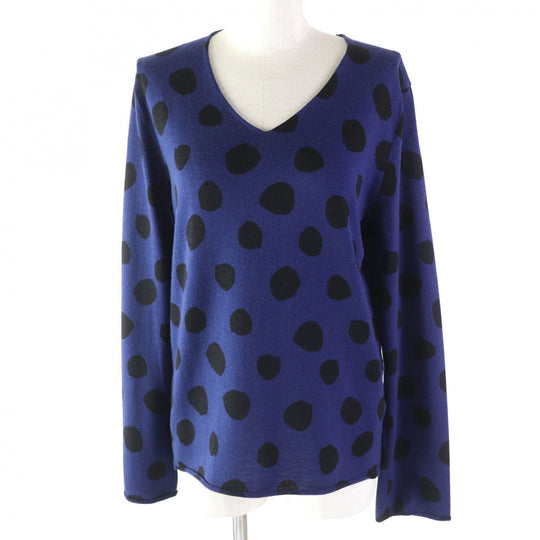 COMME des GARCONS COMME des GARCONS knit Main: 100% wool blue-black Women M Used Authentic