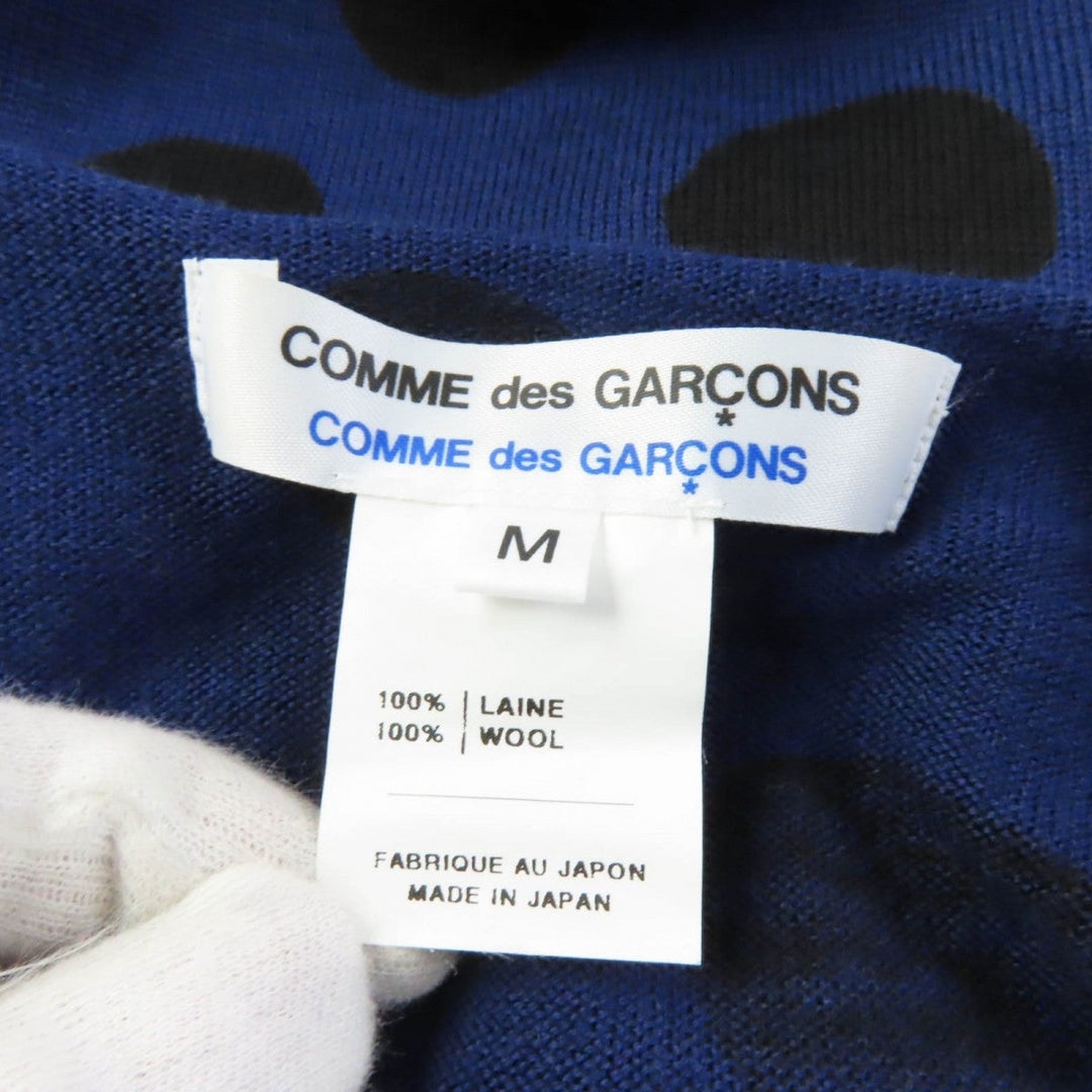 COMME des GARCONS COMME des GARCONS knit Main: 100% wool blue-black Women M Used Authentic
