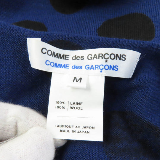 COMME des GARCONS COMME des GARCONS knit Main: 100% wool blue-black Women M Used Authentic