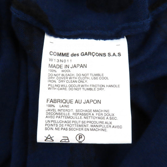 COMME des GARCONS COMME des GARCONS knit Main: 100% wool blue-black Women M Used Authentic