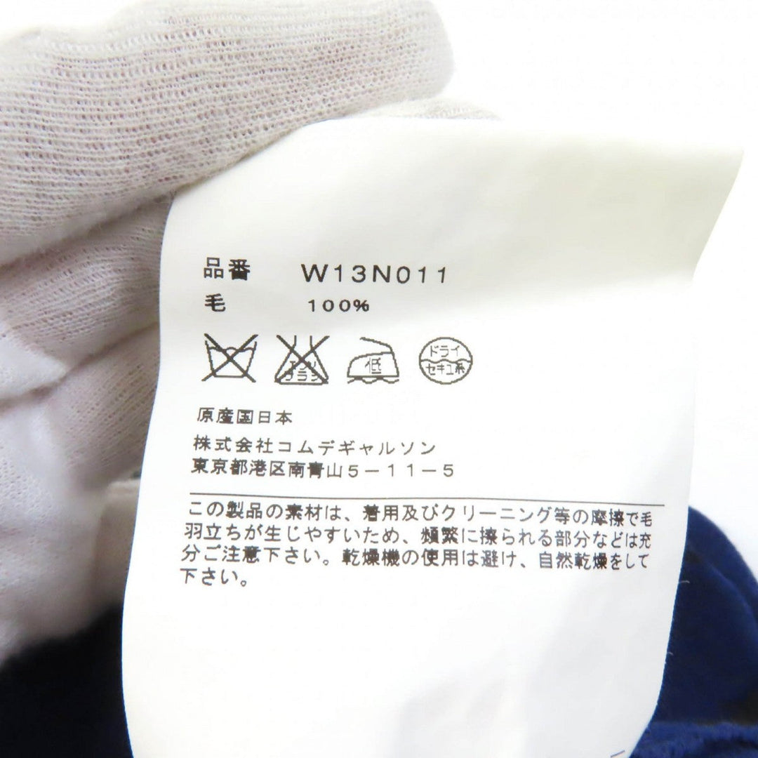 COMME des GARCONS COMME des GARCONS knit Main: 100% wool blue-black Women M Used Authentic