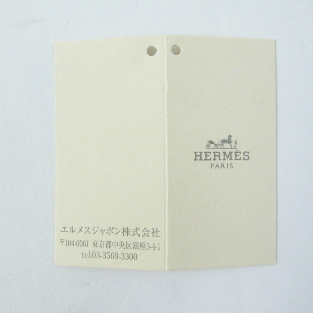 HERMES Cosmetics Pouch 100% cotton Other: 92% cotton, 8% polyurethane Orange red Escal Women Used Authentic