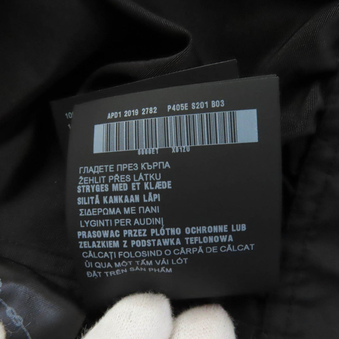 PRADA Long sleeve shirt APD1 Main: 100% silk black Women 38S Used Authentic