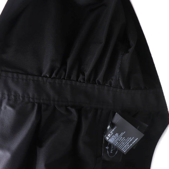 PRADA Long sleeve shirt APD1 Main: 100% silk black Women 38S Used Authentic