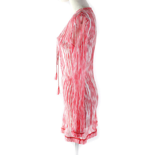 Missoni Cut Main: 100% rayon Red white Women 40 Used Authentic
