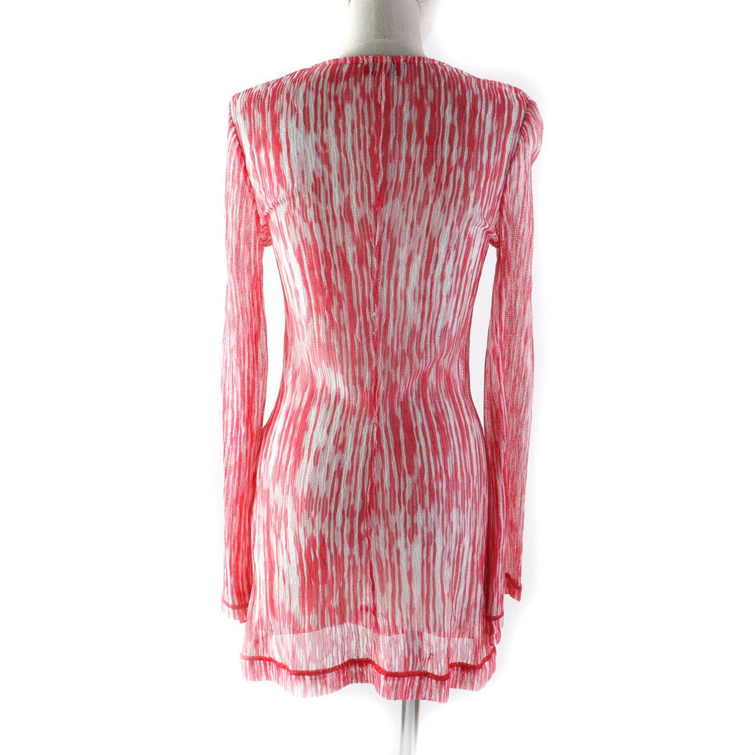 Missoni Cut Main: 100% rayon Red white Women 40 Used Authentic