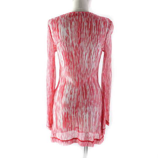Missoni Cut Main: 100% rayon Red white Women 40 Used Authentic