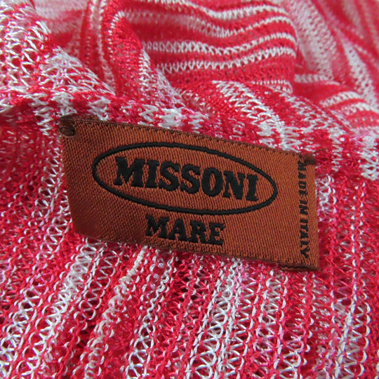 Missoni Cut Main: 100% rayon Red white Women 40 Used Authentic