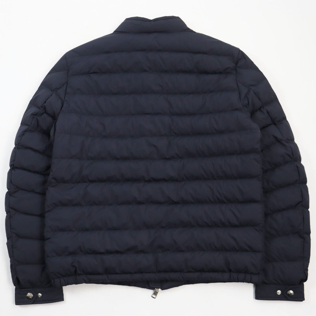 MONCLER Down jacket Outer: 100% nylon, Lining: 100% nylon, Filling: 90% down, Filling: 10% feather Dark navy YERES YERES mens 3 Used Authentic