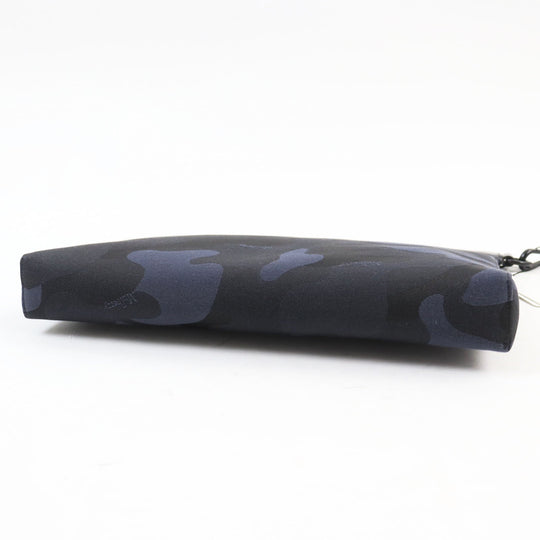 MULBERRY Clutch bag RL5593 Part: Leather Navy black mens Used Authentic