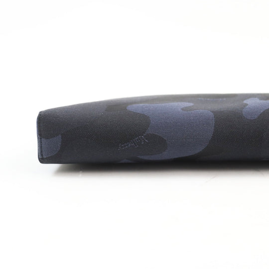 MULBERRY Clutch bag RL5593 Part: Leather Navy black mens Used Authentic