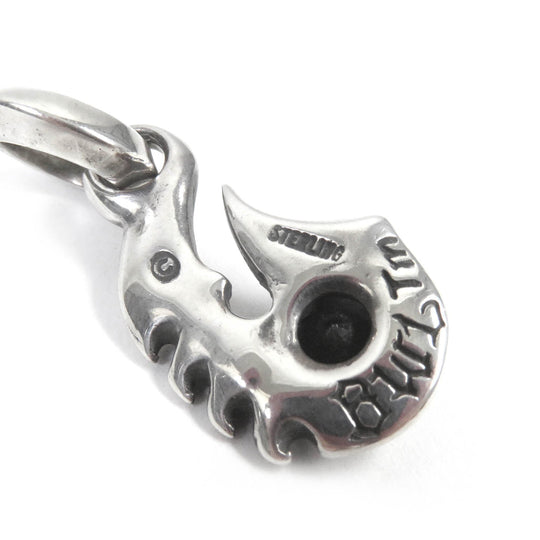 BILL WALL LEATHER Pendant top Main: SV925, Onyx Silver mens Used Authentic
