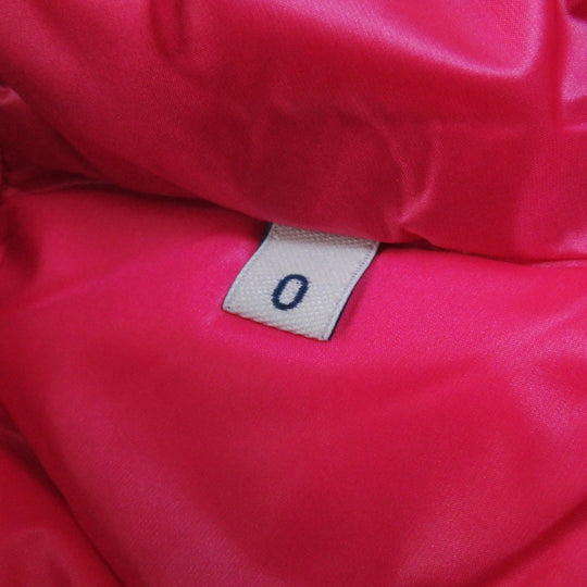 MONCLER Down vest Outer: 100% nylon, Lining: 100% nylon, Filling: 90% down, Filling: 10% feather, Hood lining: 100% nylon pink GLYGOS Women zero size Used Authentic