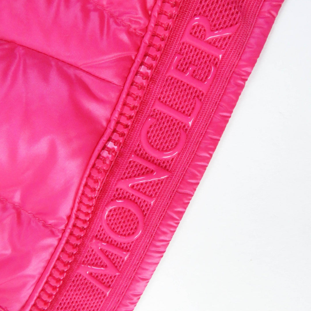 MONCLER Down vest Outer: 100% nylon, Lining: 100% nylon, Filling: 90% down, Filling: 10% feather, Hood lining: 100% nylon pink GLYGOS Women zero size Used Authentic