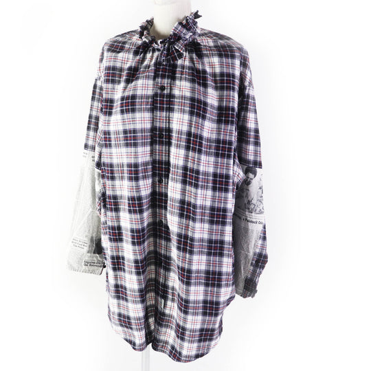 BALENCIAGA Long sleeve shirt 528697 Outer material: 100% cotton, Other material: 100% paper Multi Women 34 Used Authentic