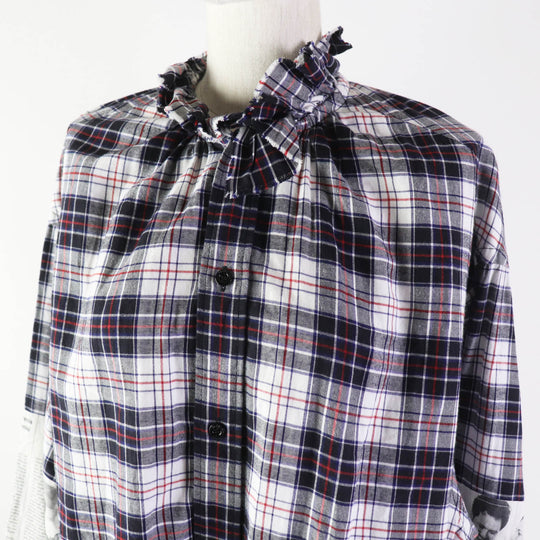 BALENCIAGA Long sleeve shirt 528697 Outer material: 100% cotton, Other material: 100% paper Multi Women 34 Used Authentic