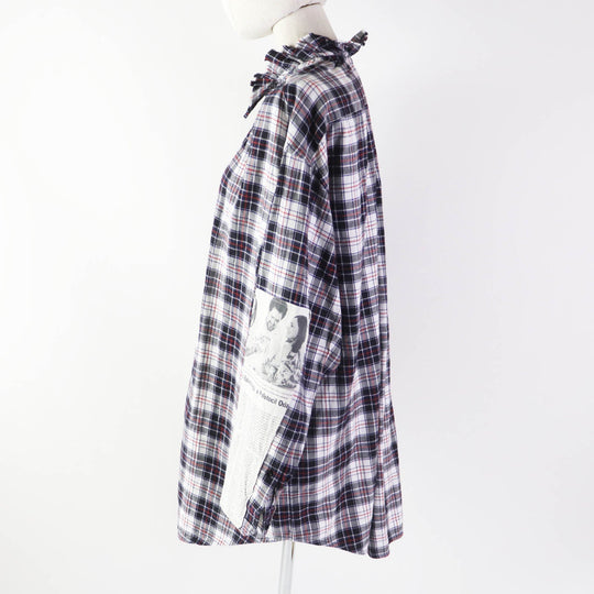 BALENCIAGA Long sleeve shirt 528697 Outer material: 100% cotton, Other material: 100% paper Multi Women 34 Used Authentic