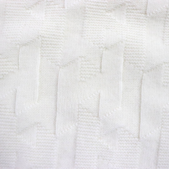 HERMES knit Main: 100% wool Ivory Women 38 Used Authentic