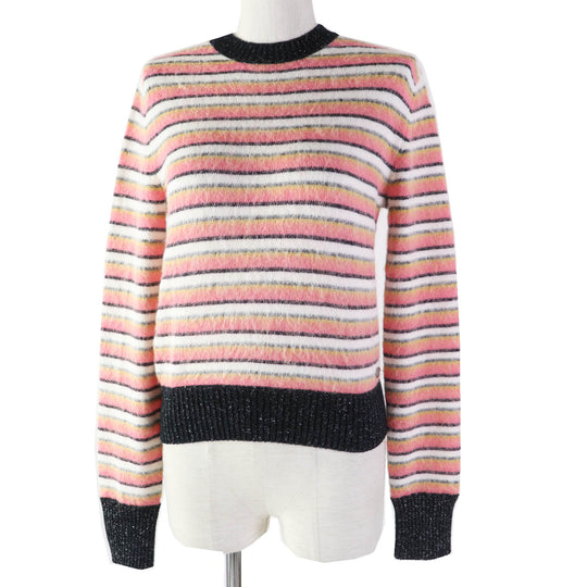 CHANEL knit 22A P72906 alpaca Pink type Métiers d'art collection 34