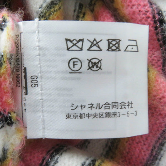 CHANEL knit 22A P72906 alpaca Pink type Métiers d'art collection 34