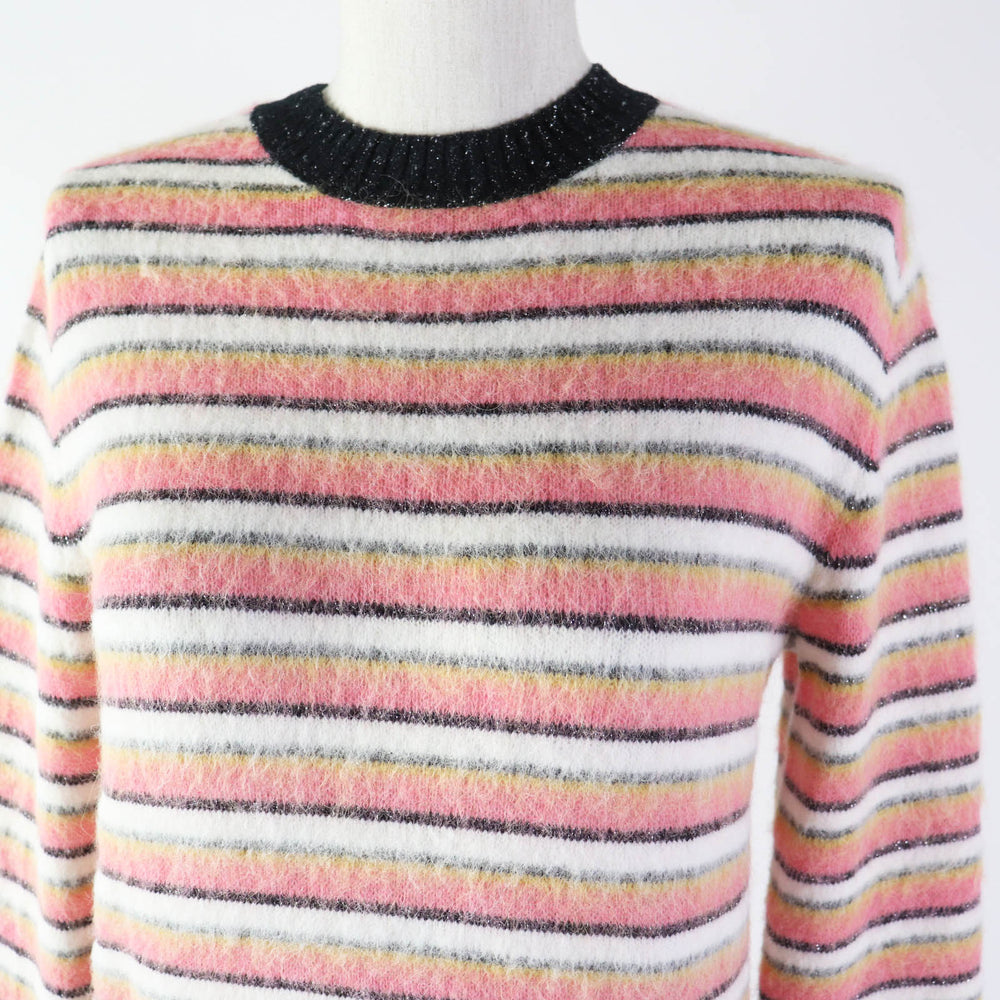 CHANEL knit 22A P72906 alpaca Pink type Métiers d'art collection 34