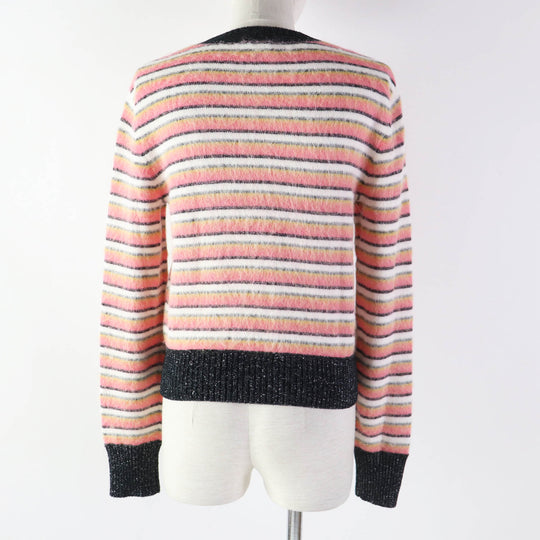 CHANEL knit 22A P72906 alpaca Pink type Métiers d'art collection 34