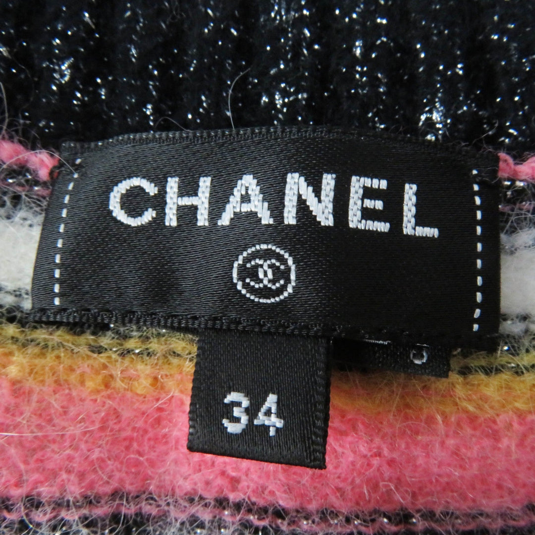 CHANEL knit 22A P72906 alpaca Pink type Métiers d'art collection 34