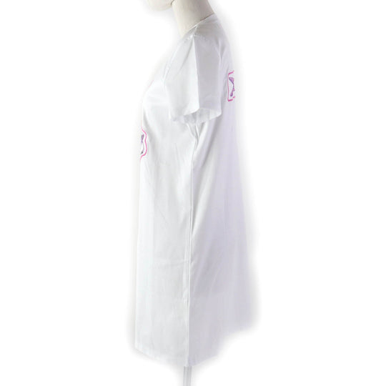 HERMES one piece Main: 100% cotton, Part: 100% cotton, Part: 100% polyester white Women 36 Used Authentic